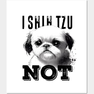 I Shih Tzu Not No. 2: A Very Cute Shih Tzu Dog Posters and Art